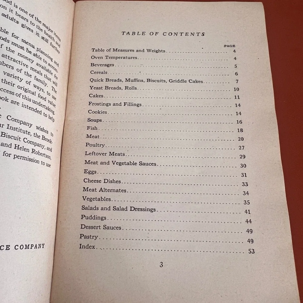 Vintage 1948 Metropolitan Cook Book Metropolitan Life Insurance Company Booklet